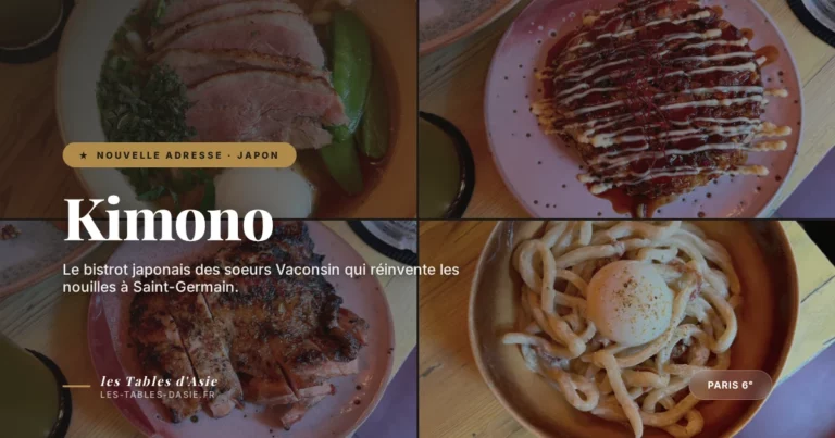 Kimono : le bistrot japonais qui réinvente la soba à Saint-Germain