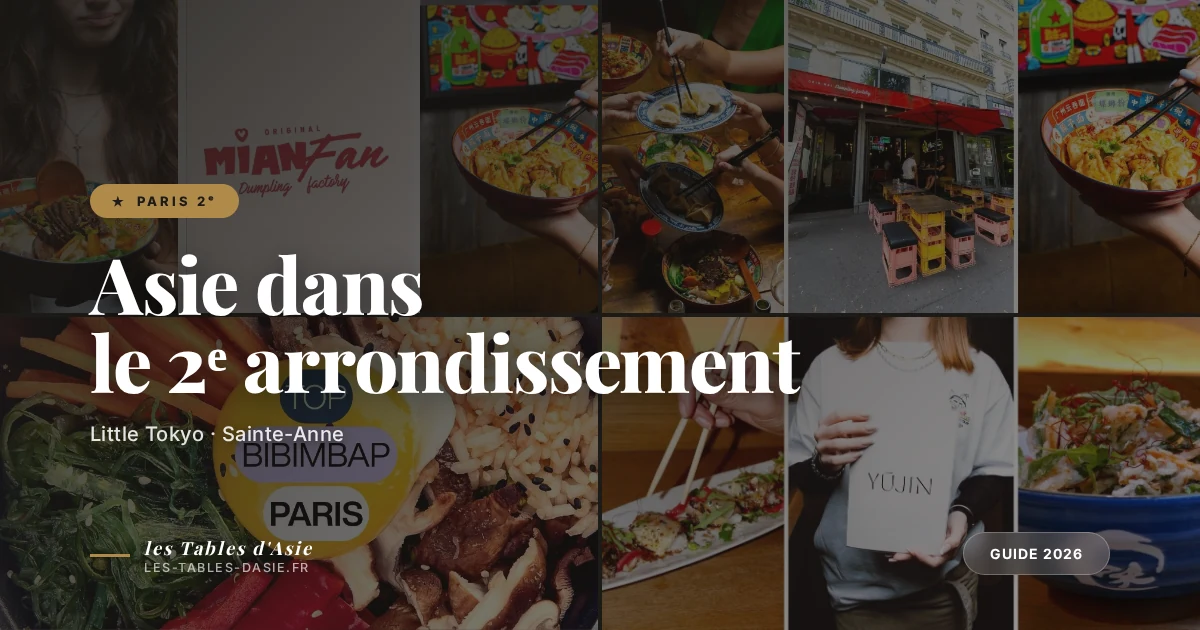 Meilleurs restaurants asiatiques dans le 2ᵉ arrondissement de Paris